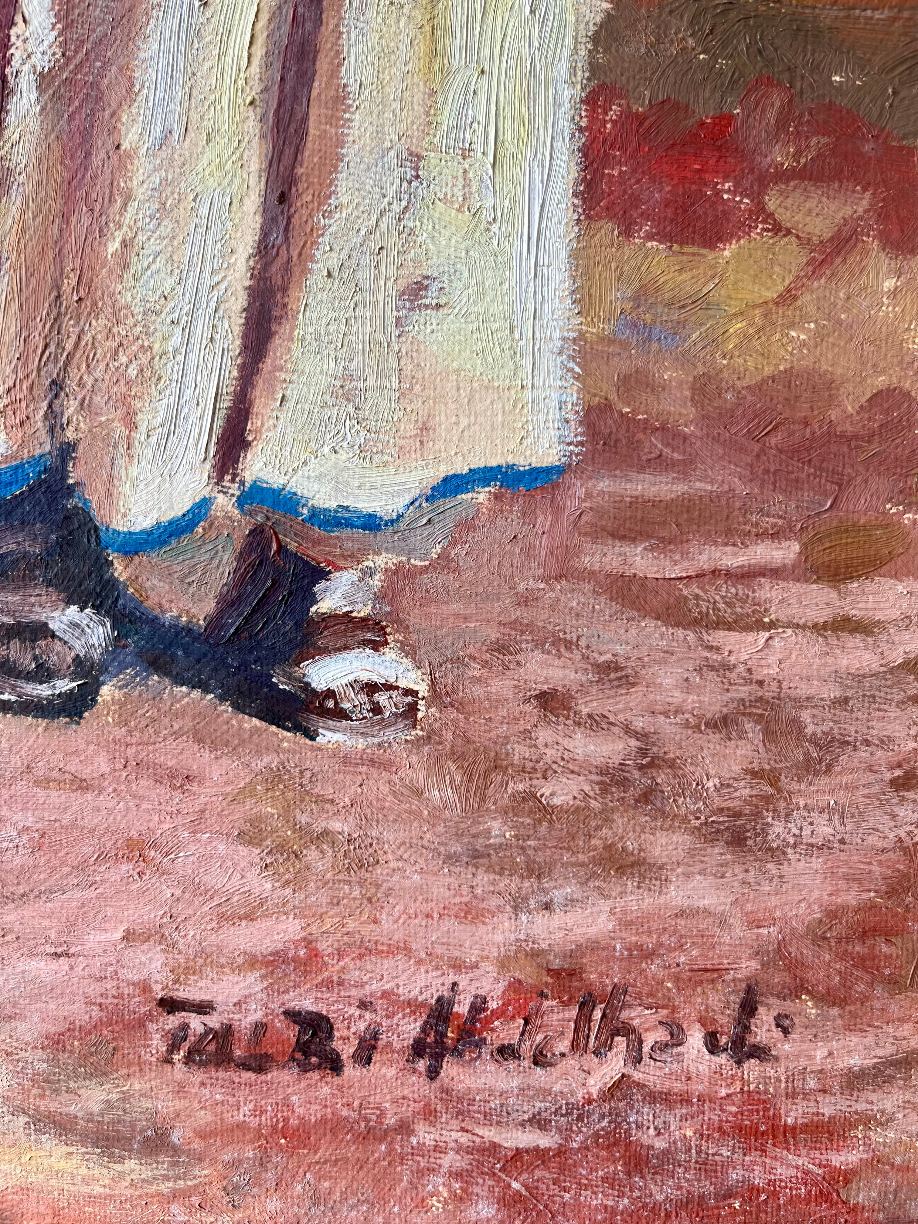 « ZERDA FEMMES TOUAREGS » TALBI ABDELHADI, 80x60cm