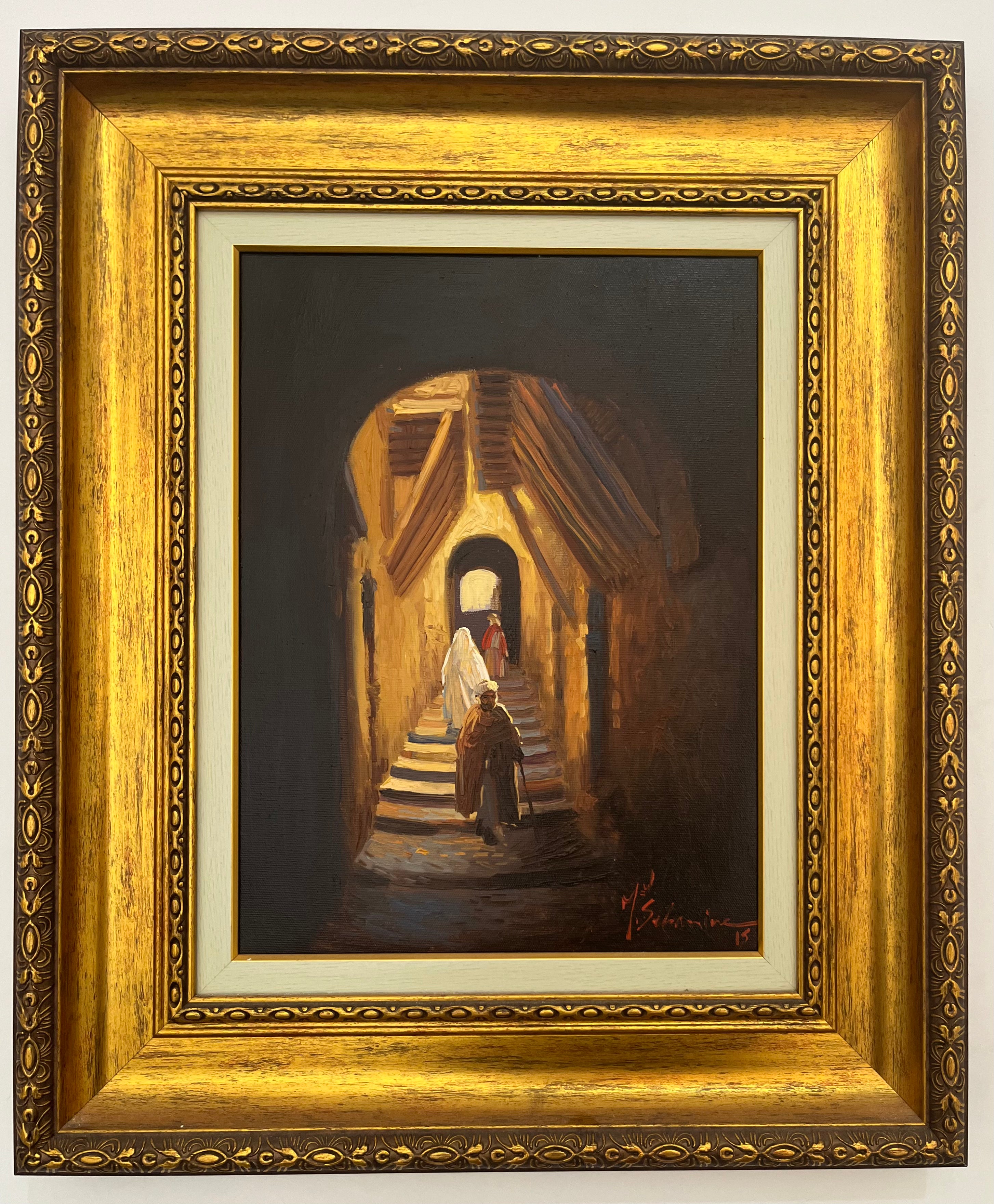 « RUELLE CASBAH D’ALGER » Mohamed SEHANINE, 40x60cm